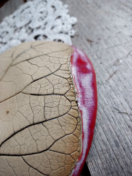 Ceramiczna miseczka liść, rękodzieło