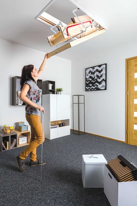 NOWOŚĆ! Ciepłe schody strychowe FAKRO LTK ENERGY 80x120 /280  wysyłka