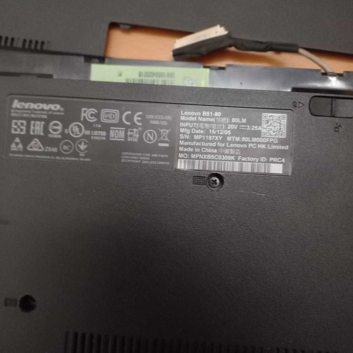 Portatil Lenovo B51-80- Type 80LM (peças)