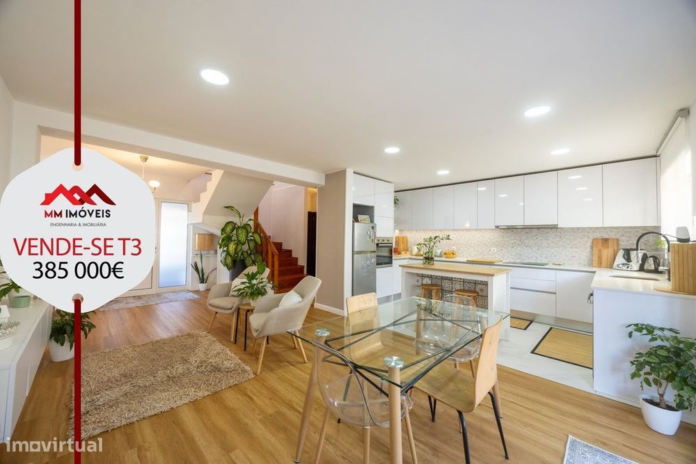 Moradia T3 | Gondomar | Renovada | Jardim | 3 Frentes | Terraço