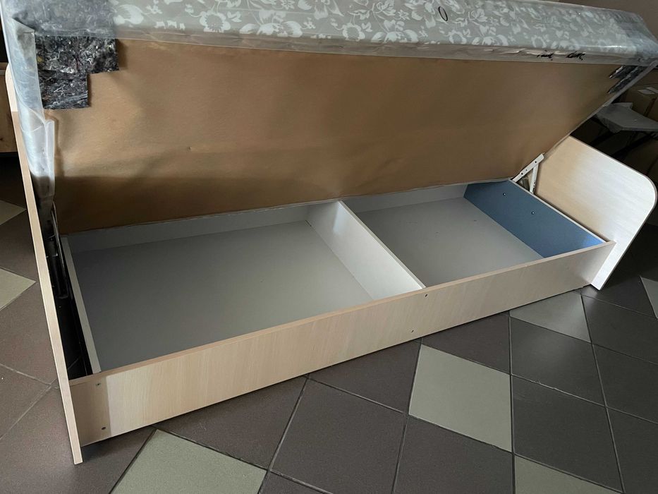 Ліжко односпальне з підйомним матрасом