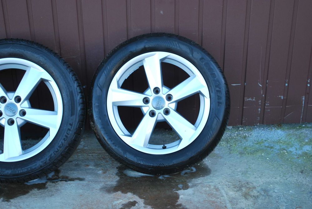 Koła 215/55 R17 5x112 Alufelgi + opony letnie Audi ET45 7J 57.1