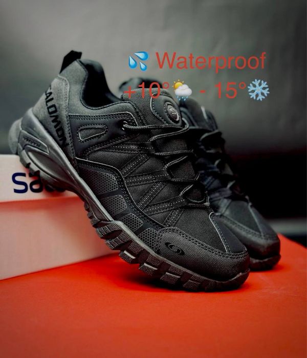 Зима! Кроссовки Salomon gore-tex -15/ водонепроницаемые/ waterrproof