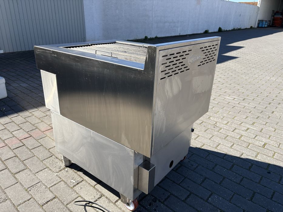 Grelhador a gás industrial Gresilva horizontal compacto inox