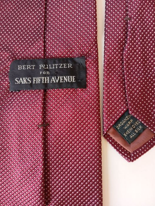 Gravata seda Saks Fifth Avenue nova