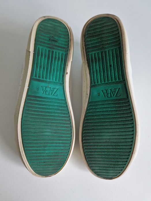 Skórzane sneakersy Zara 39