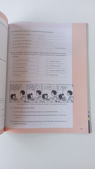 Cadernos de atividades e Manuais 5° ano