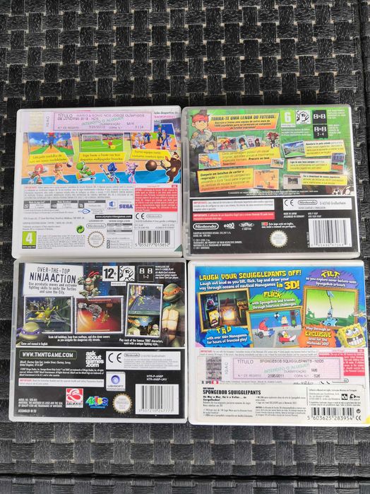 Diversos jogos para Nintendo 3DS e DS
