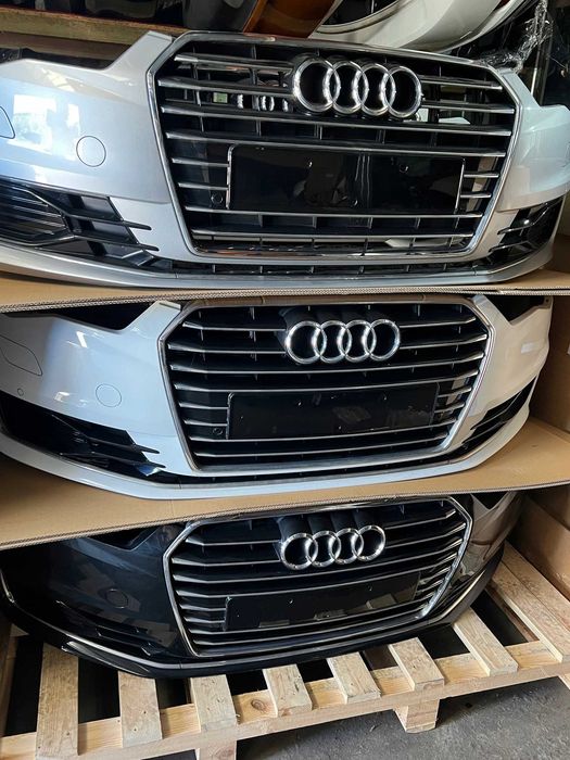Бампер Audi A6 C7 бампер передний в ЦВЕТ S-line разборка ауди