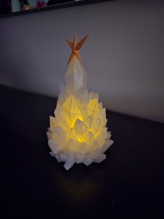 Árvore De Natal Cristal com LED