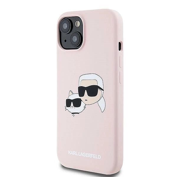 Etui Karl Lagerfeld Silicone Karl&Choupette MagSafe na iPhone 15 / 14