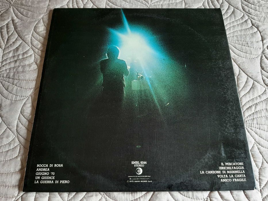 Fabrizio De André - In Concerto - Arrangiamenti PFM - Itália - Vinil LP