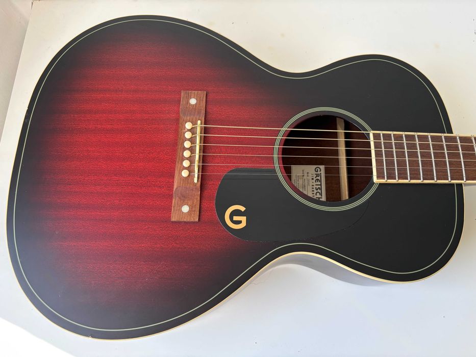 Gitara akustyczna Gretsch Jim Dandy Concert + stroik Korg TM70T, i inne dodatki