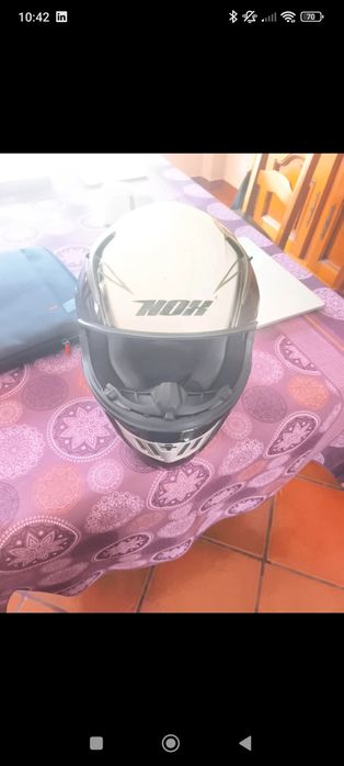 Capacete de mota  nox