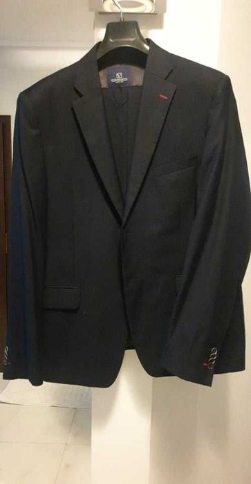 Granatowy garnitur Milano Slim 182/120/108/ A+