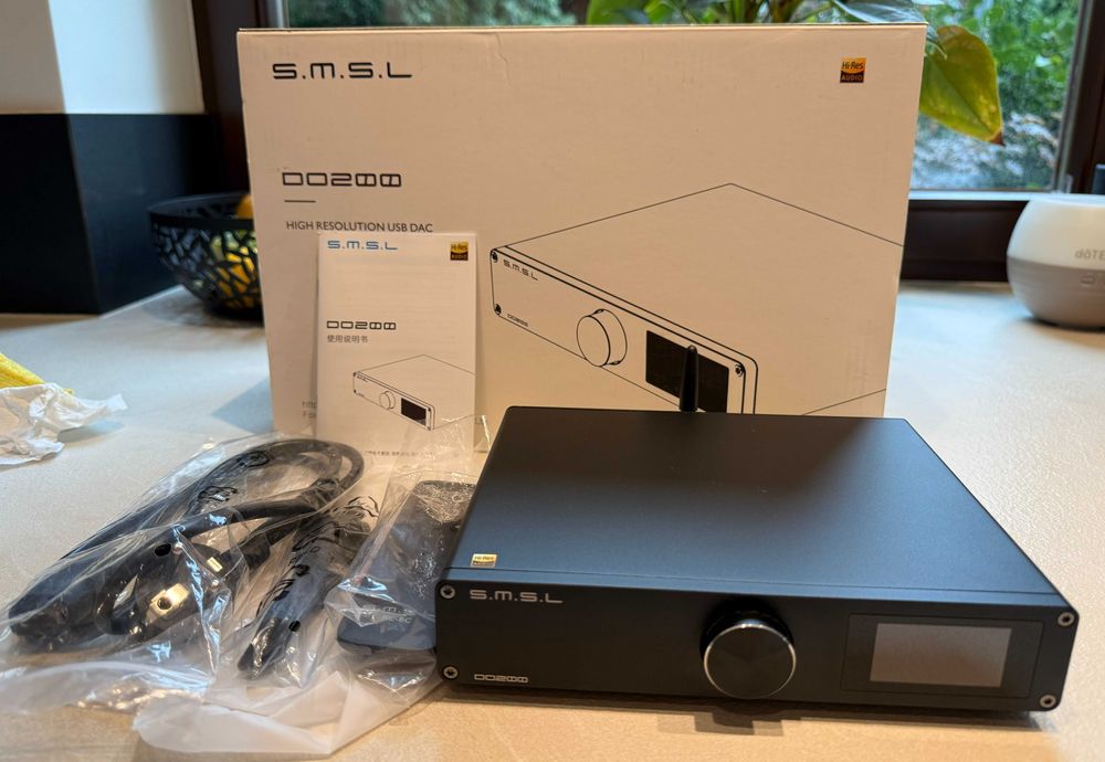 Wzmacniacz słuchawkowy i DAC  SMSL HO200 DO200   zbalansowany MQA