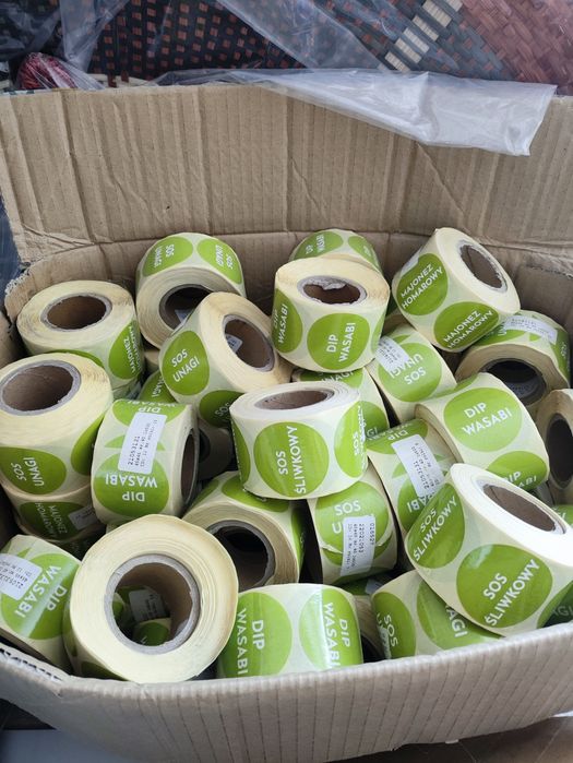 Etykiety/ naklejki do sosów