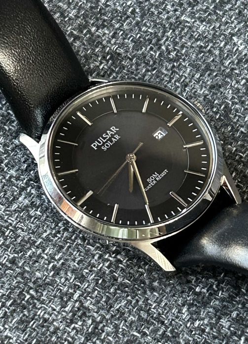 Zegarek garniturowy Pulsar Solar (by Seiko) - stan igła!