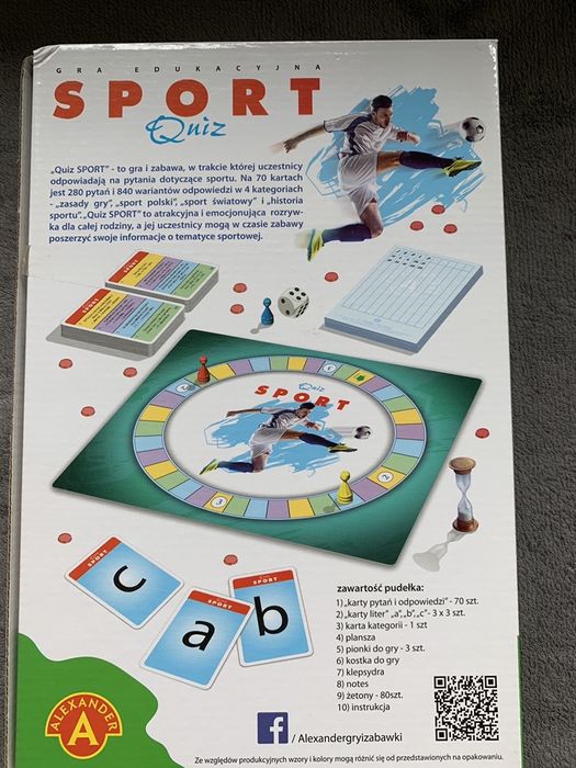 Gra planszowa Sport quiz