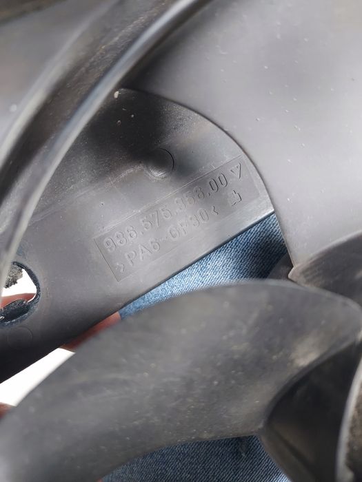 porsche boxster 987 wentylator wiatrak chłodnicy