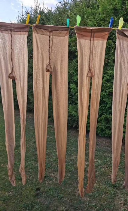 Колготи з блиском з лайкрою з єластаном на М, одним лотом