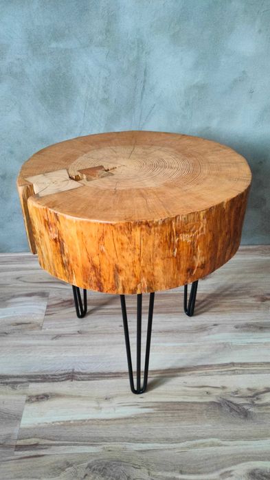 Stolik z plastra drewna kawowy salonowy nocny