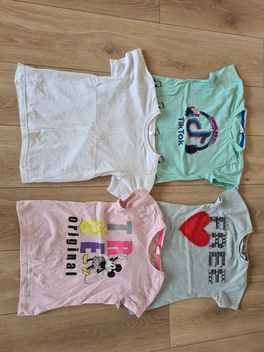 Zestaw, paka ubrań dla dziewczynki - rozmiar 134-140 cm