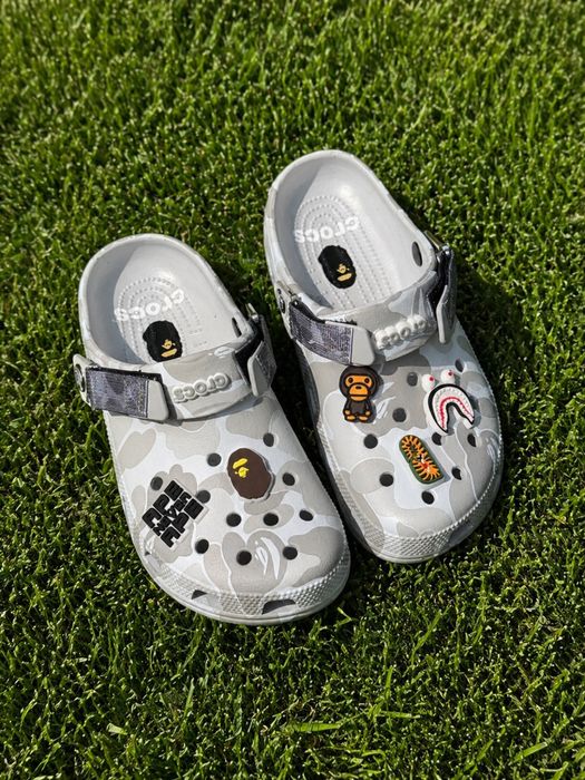 Crocs  x Варе тапочки,крокси бейп,тапки,crocs а bathing ape