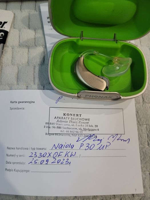 Aparat słuchowy Phonak Naida P30 UP gwarancja  do 09/2026