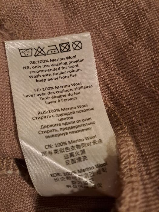 Czapeczka niemowlęca, wiosenna kominarka merino