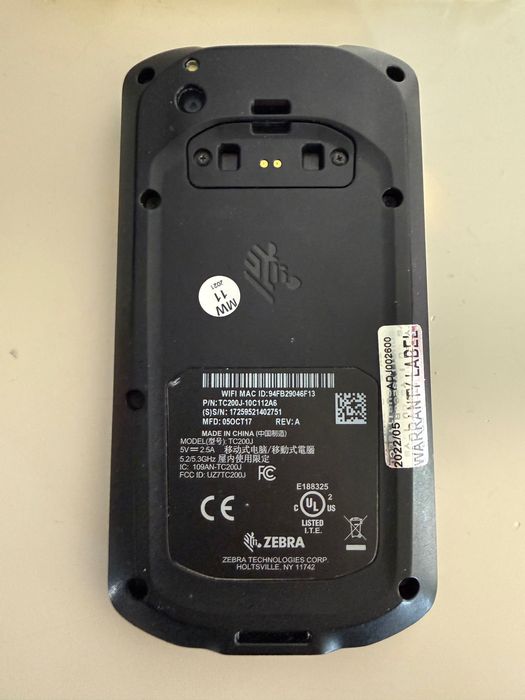 Kolektor Zebra TC20 Android (TT200J-10C112A6)
