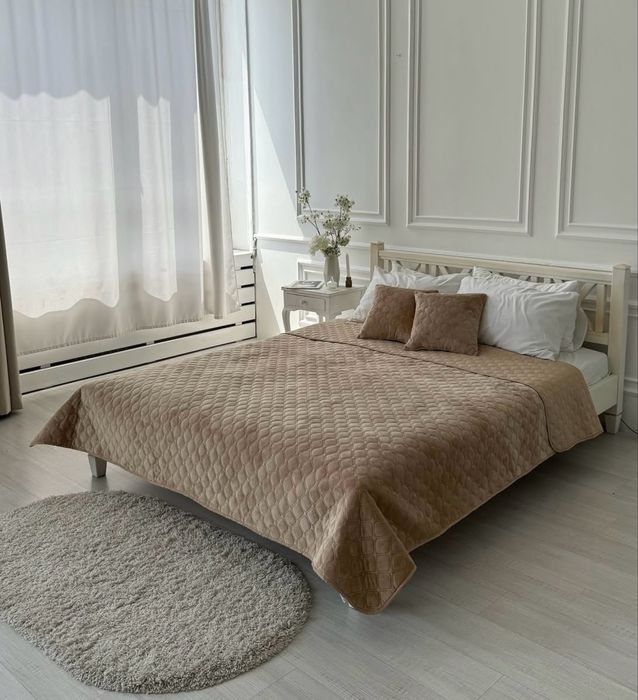 Хіт! Стьогане велюрове м’яке покривало стьобане велюровое покрывало