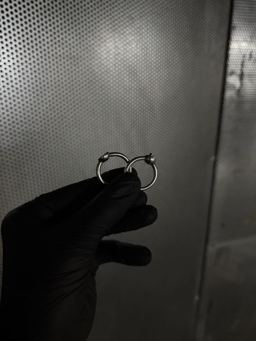 Boris Bidjan Saberi 925 Sterling Silver Double Ring