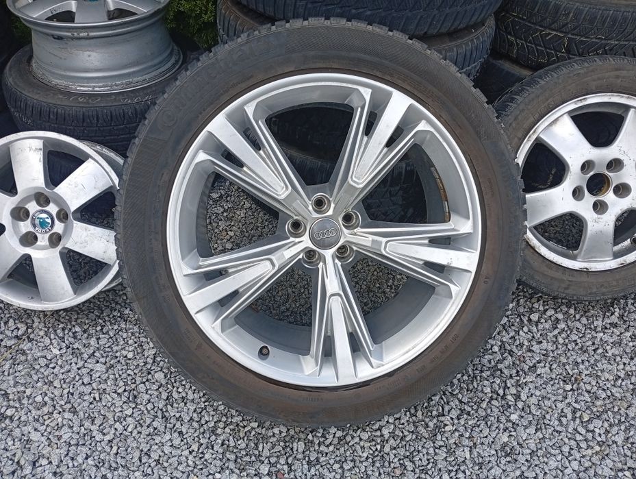 Koła aluminiowe Audi 21" , 5x112 , 9.5J , ET31  + Opony Continental  WinterContact TS850P SUV