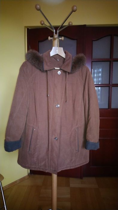 Kurtka damska zimowa rozm.44 brąz