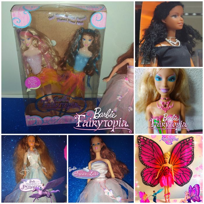 Bonecas Barbie Fairytopia Glow Jewelia
