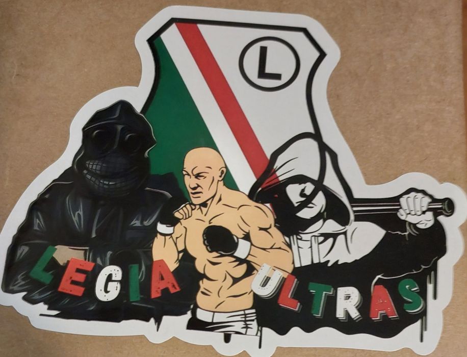 Wlepy Legia Ultras ( możliwosć kupna dowolnej liczby sztuk )