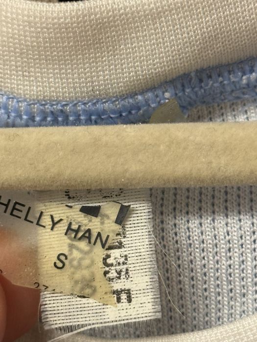 Bluzka Helly Hansen S 57% merino wool wełna termo narty baby blue