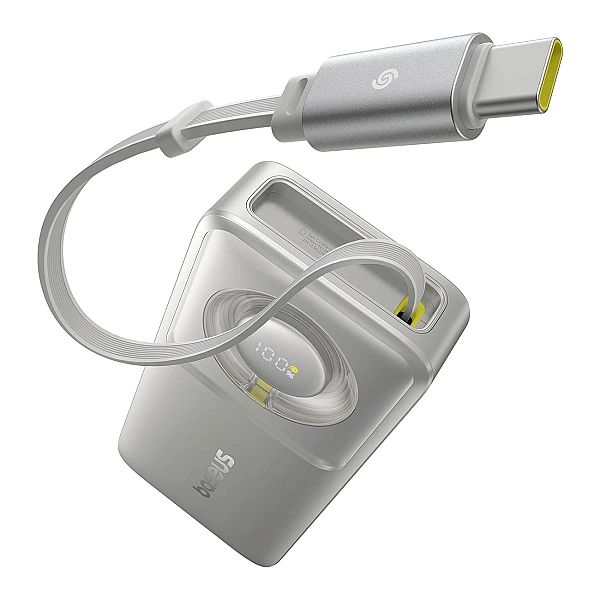 Powerbank Baseus Free2Pull 10000mAh 30W z portem USB-C i rozwijanym ka