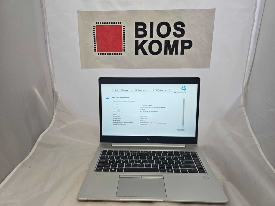 Laptop HP EliteBook 840 G5/i7 8650U/8GB/256GB nvme/LTE/Bioskomp Gwarancja