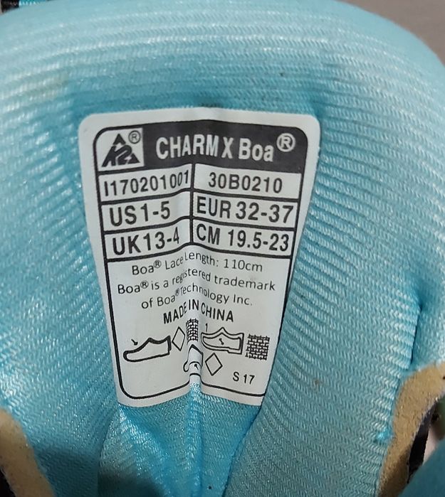 Rolki k2 charm x boa