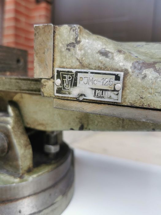 imadło ślusarskie - pełna stal - PJMc-125 Made in Poland - 20kg