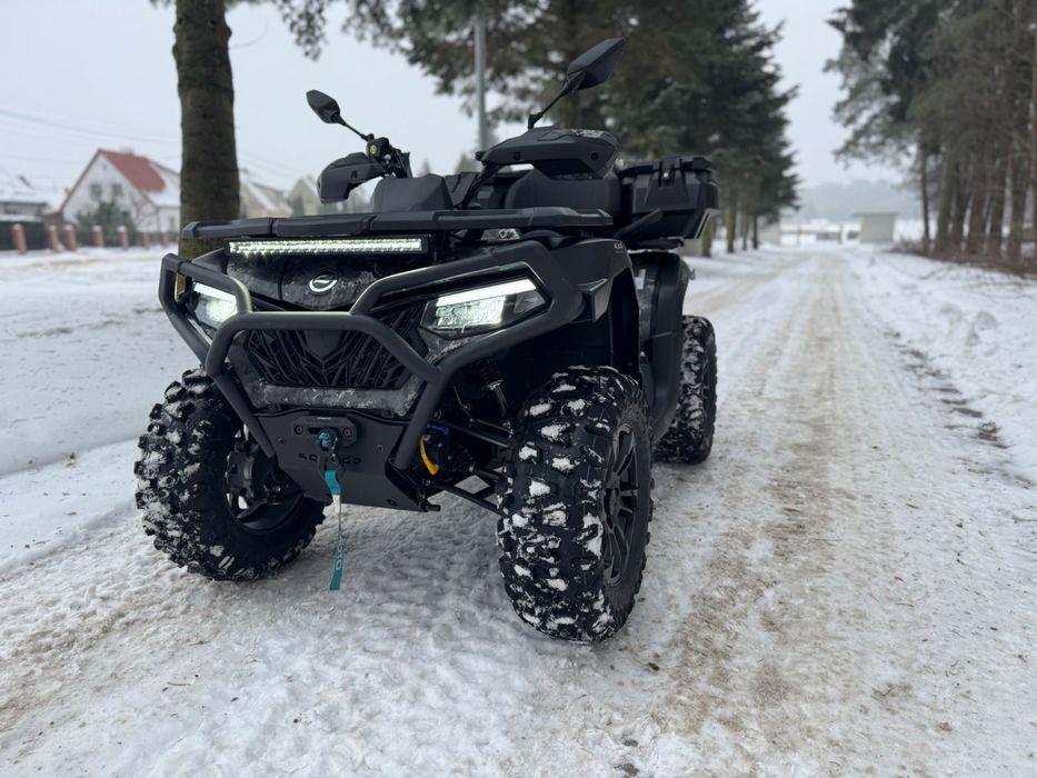 Cf Moto 625 Overland CAMO 4x4 EPS doposażony! Kufer, ledbar, dystanse
