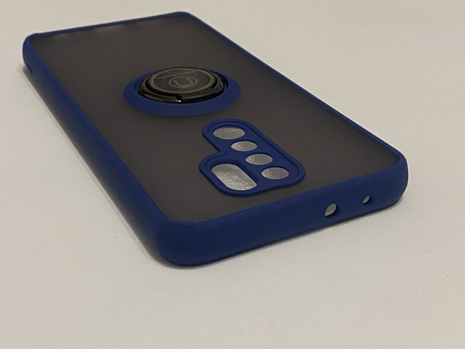 Чохол для Xiaomi Redmi 9 / Poco M2 Протиударний Матовий з Кільцем Magnetic