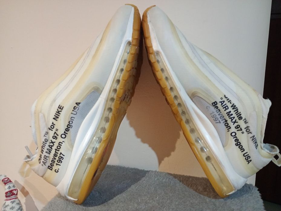 Nike Air max 97 off white, 44 розмір