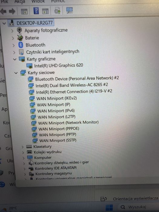 Lenovo T480 i5 8 gen, 8/120 GB