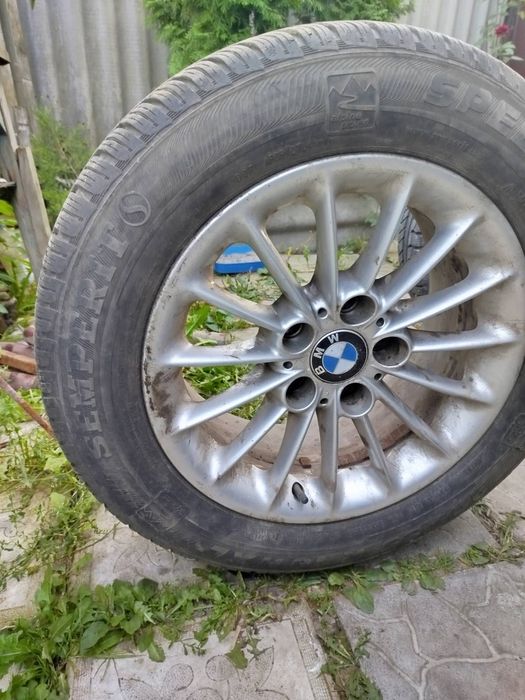 Продам диски R 16 для BMW 5×120 з зимовою гумою 225/55 в гарному стані
