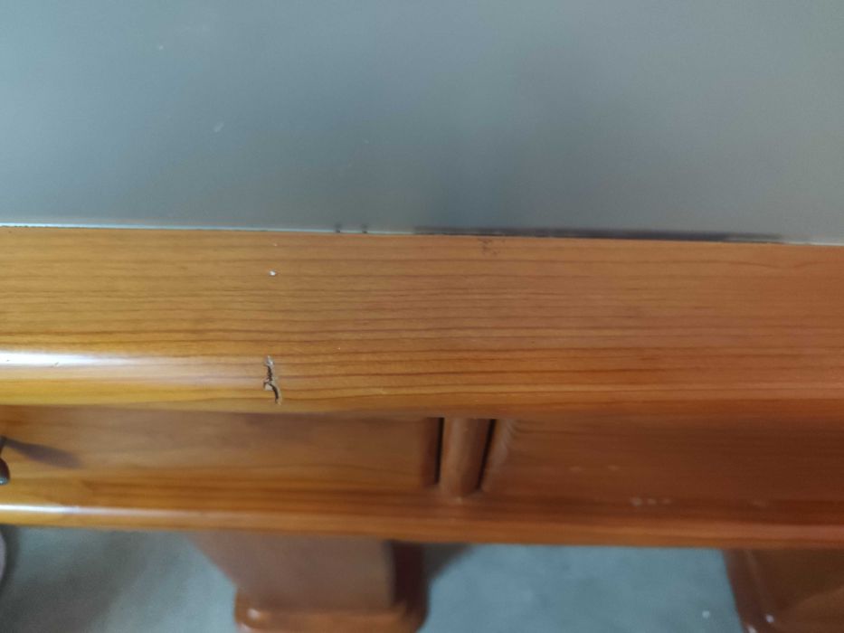 Conjunto de 2 armários para hall de entrada - madeira maciça e pesada (muito robustos)