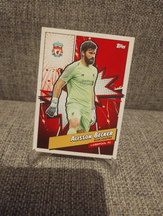 Topps fan set Liverpool 2023/24 Heroes alisson Becker