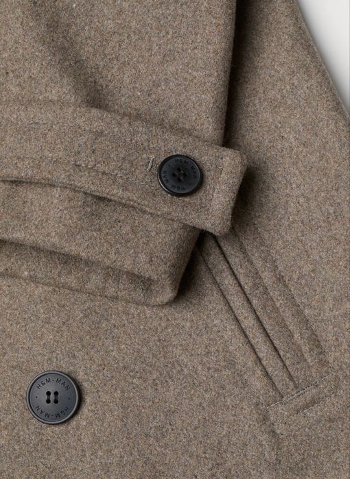 Чоловіче пальто з вовни H&M Man